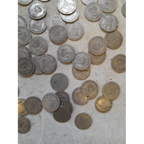 185 - Coins : Approx 550 g of pre 1947 silver coins all from circ.,  condition varies