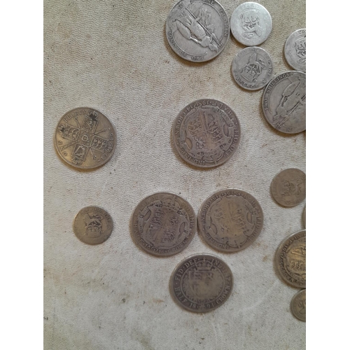 194 - Approx 550 g of pre 1920 silver coins all from circ., condition varies