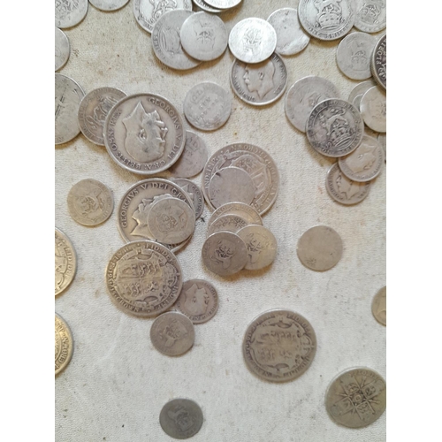 194 - Approx 550 g of pre 1920 silver coins all from circ., condition varies