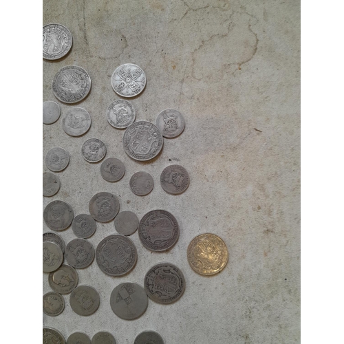 195 - Approx 550 g of pre 1920 silver coins all from circ., condition varies