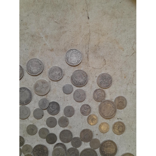 195 - Approx 550 g of pre 1920 silver coins all from circ., condition varies