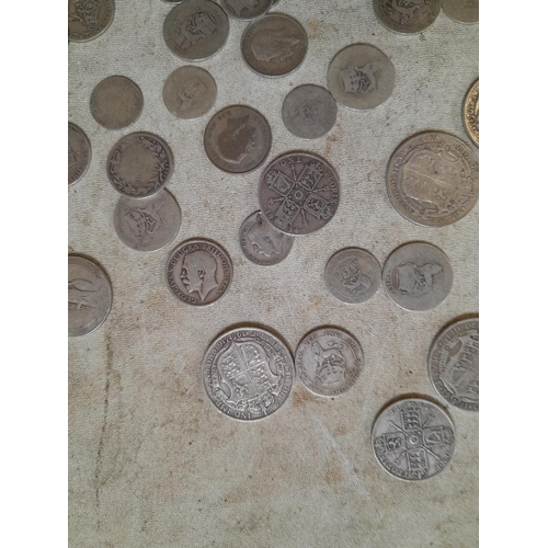 199 - Approx 550 g of pre 1920 silver coins all from circ., condition varies