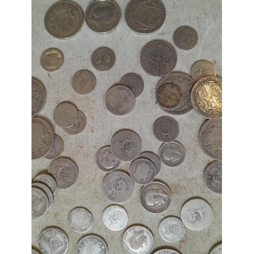 199 - Approx 550 g of pre 1920 silver coins all from circ., condition varies