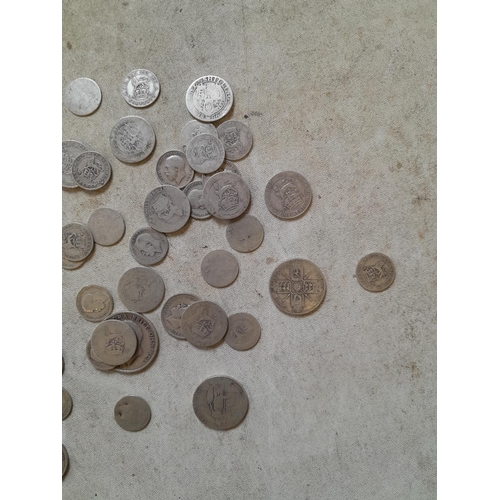 200 - Coins : approx 250 g of pre 1920 silver coins, all from circ.