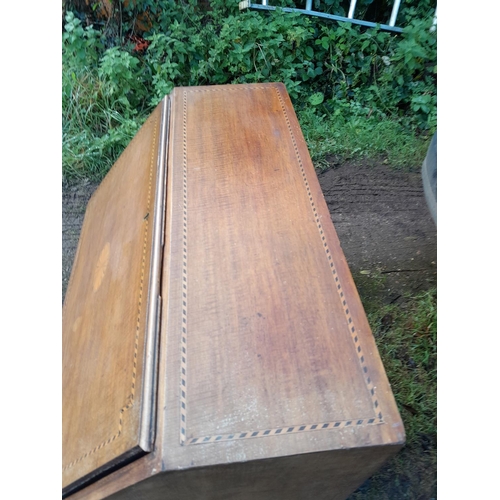 233 - Edwardian inlaid mahogany bureau