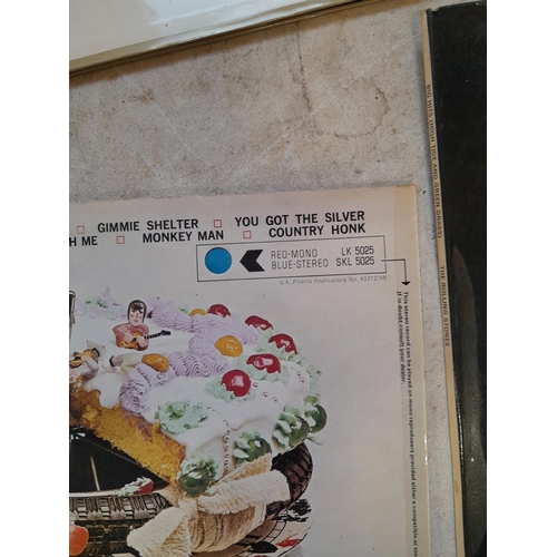 269 - 4 x vinyl records by Rolling Stones : 1 x LK 4605 (matrix XARL 6271 - 2A & 3 A) needs clean light sc... 