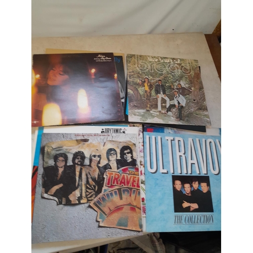 277 - 16 x vinyl record albums : 1970s & 1980s pop including Linda Ronstadt, Eurythmics, Prince