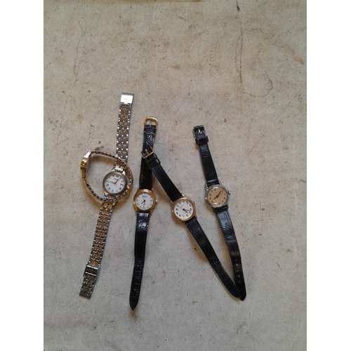 379 - Various ladies wristwatches : Timex Rotary, Sekonda etc.