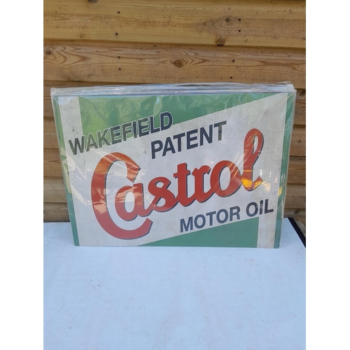 582 - Vintage style advertising sign, 70 cms x 50 cms