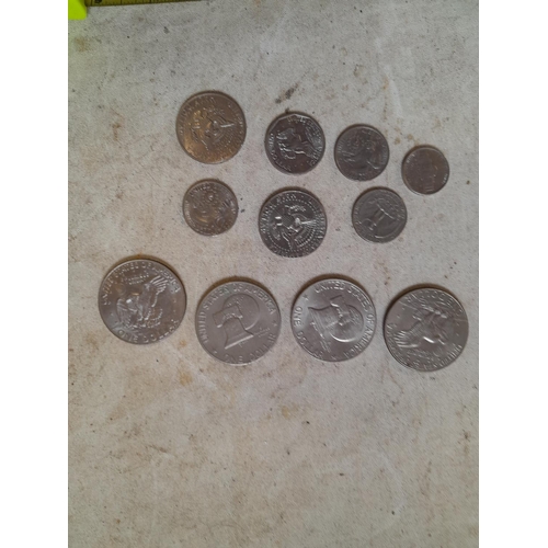 4 - Coins : Assorted  US coins Liberty Dollars etc.