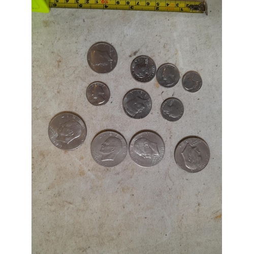 4 - Coins : Assorted  US coins Liberty Dollars etc.