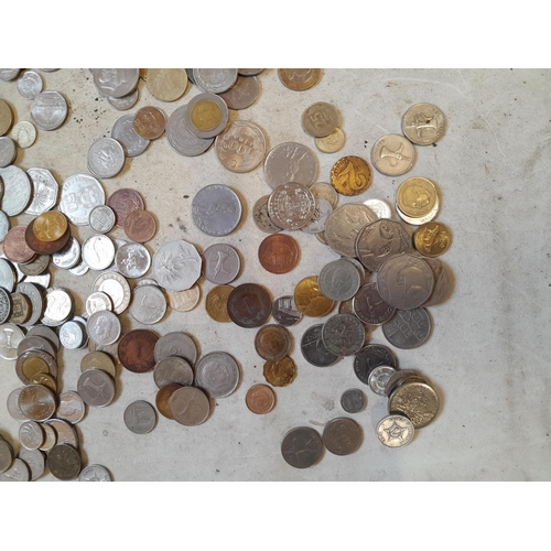 53 - Coins : Approx 2 kg of mixed foreign coinage