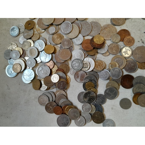 53 - Coins : Approx 2 kg of mixed foreign coinage