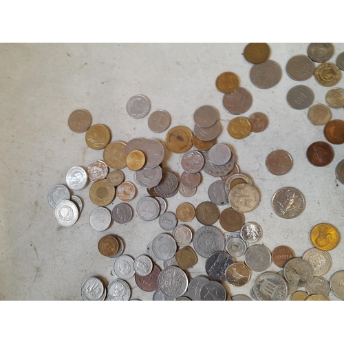 53 - Coins : Approx 2 kg of mixed foreign coinage