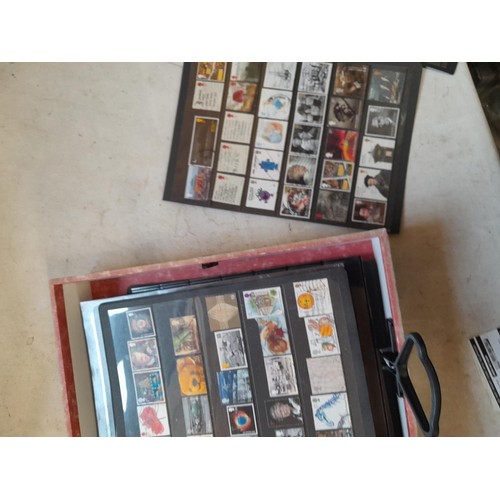 59 - Random array of stamps, some mint and used in sheets, stock book, First Day Covers, phonecards