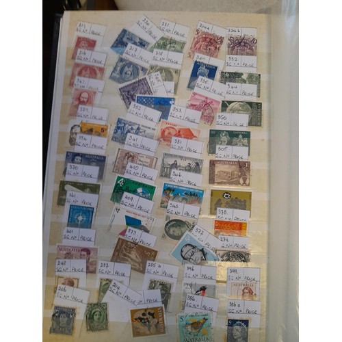 61 - Stamps : mixed array of stamps of the world offered mint and used in sheets and blocks loose in stoc... 