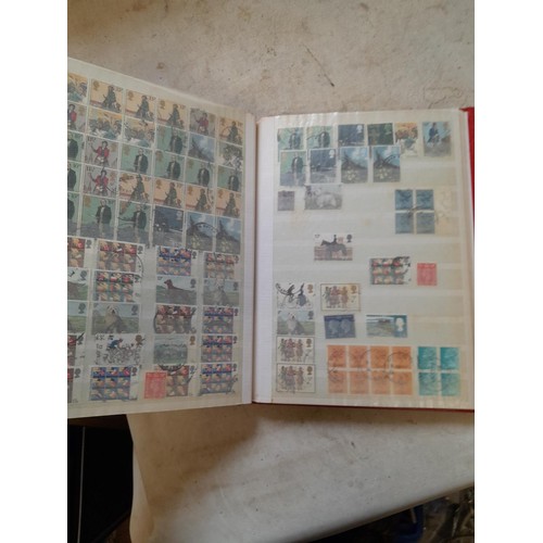 62 - Stamps : stamps mainly from 20th century offered mint and used loosely mounted in stock books and al... 