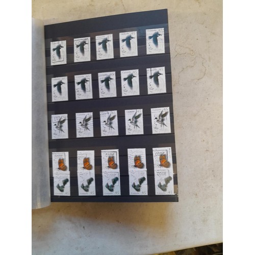 64 - Stamps 6 x sparsely filled mint and used stamps of the world mounted loosely on sheets in stock book... 