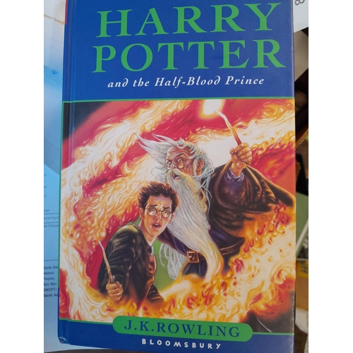 76 - Childrens books : Harry Potter, three volumes and others