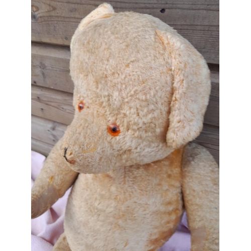 86 - Vintage articulated teddy bear