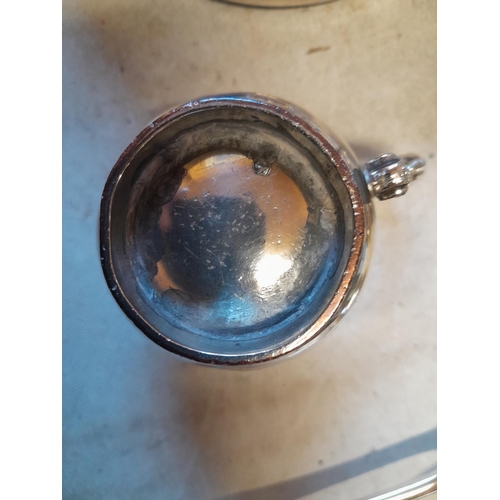 89 - Nice collection of silver plate : Old Sheffield plate mugs with gilt interiors, some handles missing... 