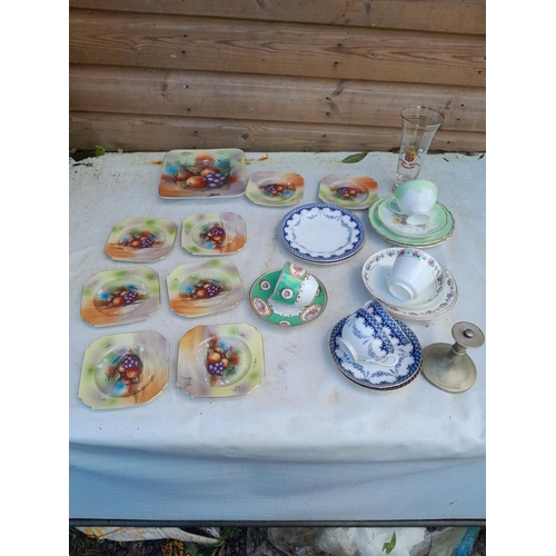 91 - Array of vintage and earlier tea ware