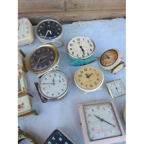 205 - Various alarm clocks for spares repairs