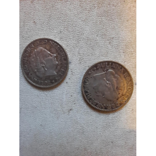 257 - Coins 2 x 1 Guilden