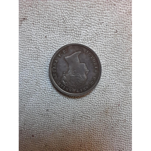 259 - Coin : 1849 silver Four Pence