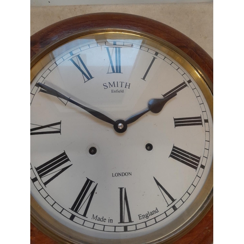 298 - Early 20th century Smith fusse wall clock