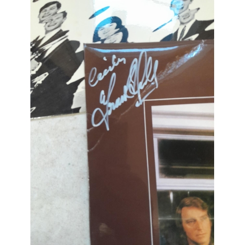 31 - Vinyl record albums : Mamas & Papas etc. , signed Frank Ifield in a record carry case