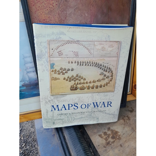 72 - Various volumes : Maps of War By Miles B Williams, plated picture frames, Victorian Royal Academy Pi... 