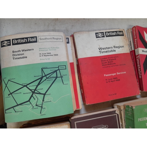 103 - 13 x Railway Service Timetables, leaflets and other timetables and schedules