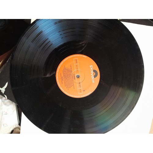 267 - 3 x vinyl record albums : Woodstock GF double with lyric sheet both records need light clean but vir... 