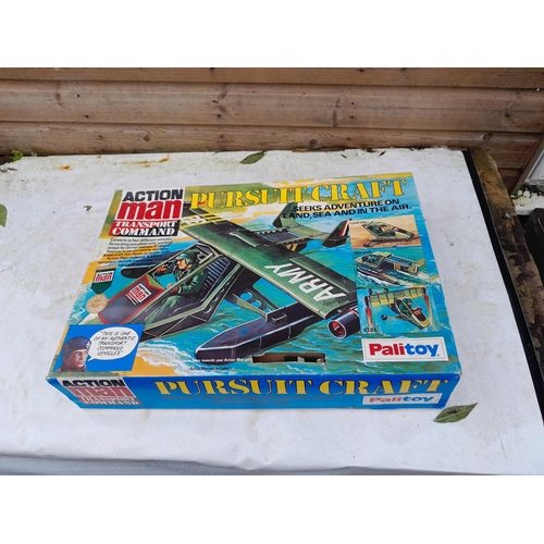 323 - Boxed Action Man Pursuit Craft with instructions