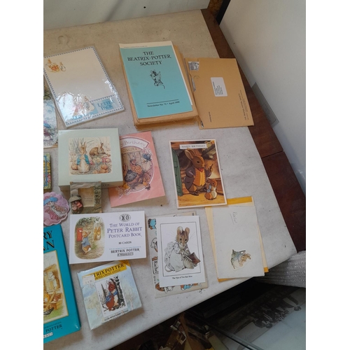 1A - Beatrix Potter books, Society News Letters, letter pack etc.