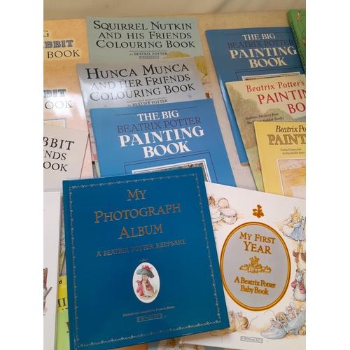 9 - Beatrix Potter painting , colouring and other related books