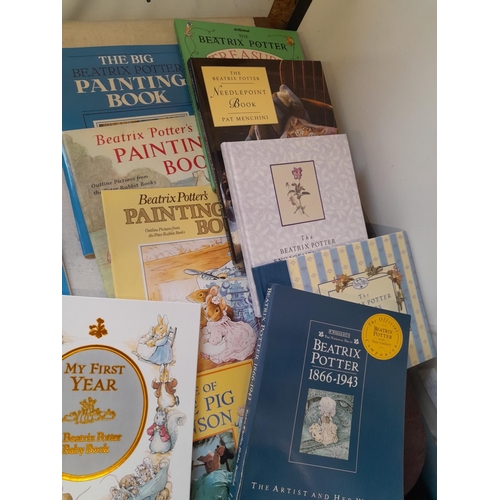 9 - Beatrix Potter painting , colouring and other related books