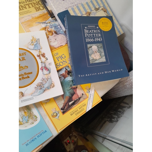 9 - Beatrix Potter painting , colouring and other related books