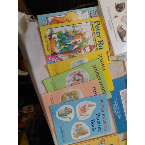 9 - Beatrix Potter painting , colouring and other related books