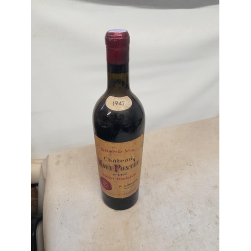 2 - Bottle of Chateau Haut Pontet Premier Cru  1947