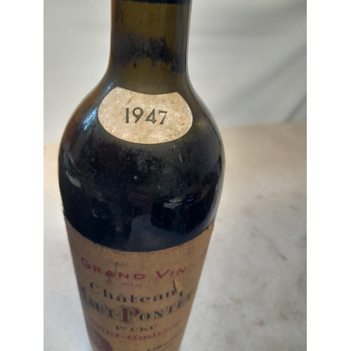 2 - Bottle of Chateau Haut Pontet Premier Cru  1947