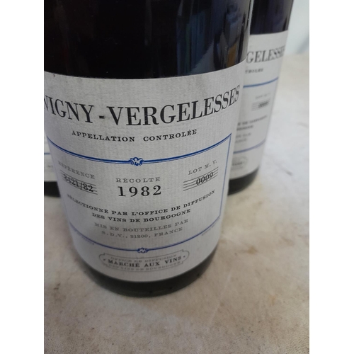 3 - 3 x bottles of very drinkable Savigney Vergellesses 1982