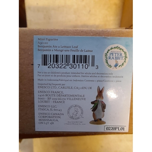 11 - Beatrix Potter World of Peter Rabbit Collectable figures all boxed