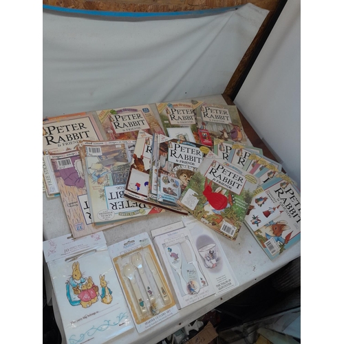 16 - Beatrix Potter & World of Peter Rabbit Collectables : magazines , many with free toys