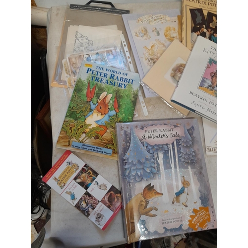 25 - Beatrix Potter and World of Peter Rabbit collectables : books some as new and related items