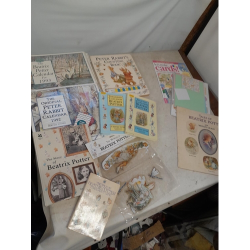 27 - Beatrix Potter and World of Peter Rabbit collectables : Books, as new, rubbers still in wrappers, st... 