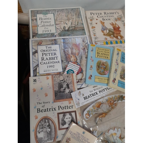 27 - Beatrix Potter and World of Peter Rabbit collectables : Books, as new, rubbers still in wrappers, st... 