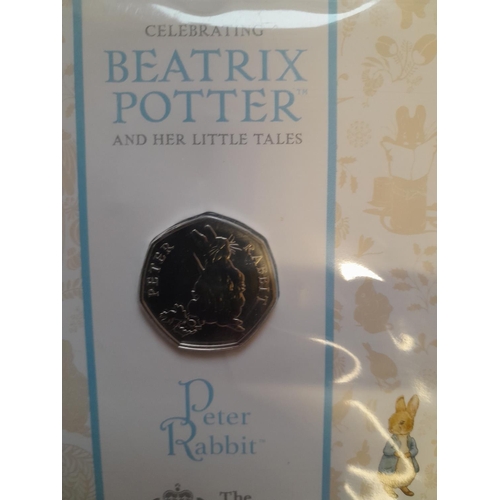 19 - Coin : Beatrix Potter 50 p