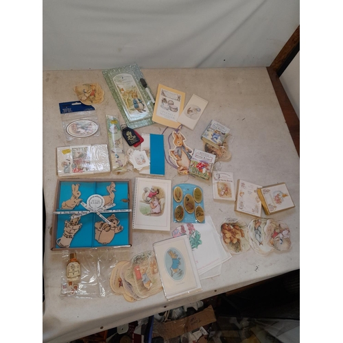 31 - Assorted Beatrix Potter and World of Peter Rabbit collectables : paper ephemera, some new and sealed... 